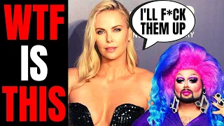 Woke Hollywood Actress Makes SHOCKING Threat | Charlize Theron Promotes Drag Queens For Children