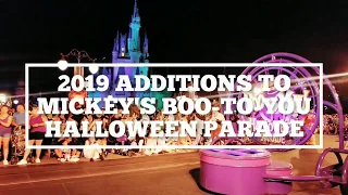 Mickey's Boo-to-You Halloween Parade - 2019 additions