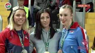 Indoor Balkan championship 2019 - 400m women I group + medal ceremony
