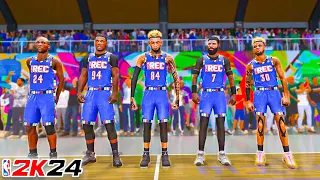 THE GREATEST REC RANDOM TEAM IN NBA 2K24!(RAGE AND FUNNY MOMENTS)