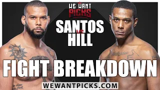 UFC Vegas 59: Thiago Santos vs. Jamahal Hill Prediction, Bets & DFS @WeWantPicks