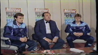 1988-89 Derby County sign Lubos Kubik + Ivo Knoflicek - Jan 1989