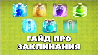 ВСЁ, ЧТО ТЫ ДОЛЖЕН ЗНАТЬ О ЗАКЛИНАНИЯХ В КЛЕШ ОФ КЛЕНС | КЛЕО CLASH OF CLANS