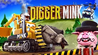 appMink Making a Digger - Construction Digger rescue the Steam Train