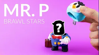 MR. P – Secret Identity REVEALED! (Brawl Stars with Polymer Clay)