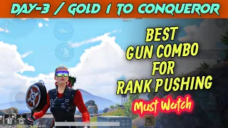 🇮🇳 Day 3 | Best Gun Combo For Rank Pushing | Which Gun Is Best For Rank Pushing | By Anjan Gamer