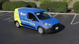 100% Coverage Commercial Vehicle Wrap - Ford Transit Connect Car Wrap