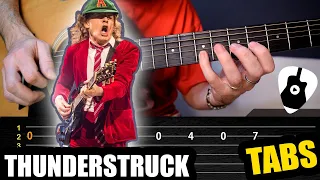Thunderstruck (AC/DC) Acoustic Guitar TAB Lesson TCDG