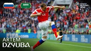 Artem DZYUBA Goal - Russia v Saudi Arabia - MATCH 1