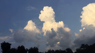 Cumulonimbus Cloud Timelapse - July 10, 2016 - Houston, Texas