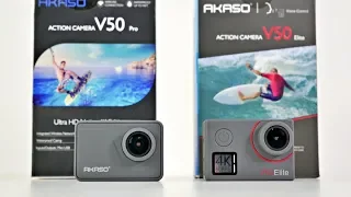 AKASO V50 PRO vs AKASO V50 ELITE - Head to Head Action Camera Comparison