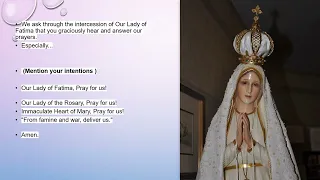 Novena to Our Lady Of Fatima 2024