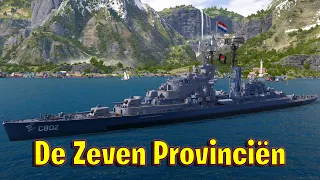 Meet The De Zeven Provinciën! Tier 7 Dutch Cruiser in World of Warships Legends