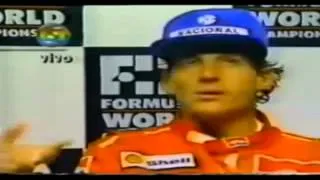 Senna declarou: DEUS acima de tudo. Assim  serei um campeão.