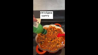 Vegan chickpea curry recipe