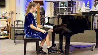 Very First Piano Recital of 14 year old Karolina Protsenko