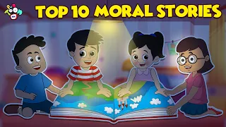 Top 10 నైతిక కథలు | Fun Stories For Kids | Telugu Stories | Moral Stories | Kids Animation Story
