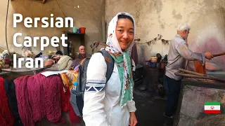 The secret of Carpet making in the world's largest roofed bazaar in Tabriz! EP16