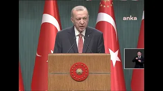 #CANLI | Recep Tayyip Erdoğan, Kabine Toplantısı sonrası açıklama yapıyor | #HalkTV