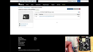 Sneak Peek of Adafruit.IO Wippersnapper - Analog inputs working!