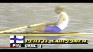 1984 Olympic Rowing Mens 1X, single sculls, Heat1