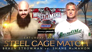 FULL MATCH - Braun Strowman vs. Shane McMahon (Steel Cage Match) | WrestleMania 37 | WWE 2K20