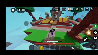 Beating a level 45 Terra! (roblox bedwars)