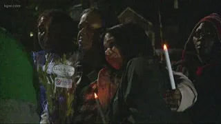 Vigil for Northeast Portland shooting victim