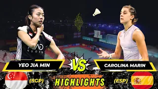 Badminton Yeo Jia Min vs Carolina Marin Women's Singles