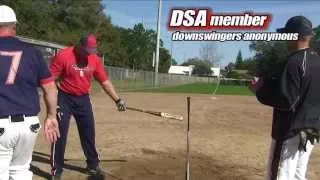 Softball Hitting: Correcting a Downswing brings BIG results Swing Makeover: episode 26