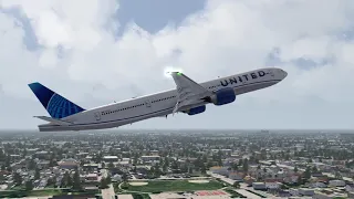 United 777-300ER Crashes at Chicago