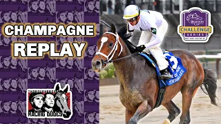 2023 Champagne Stakes Replay Analysis | TIMBERLAKE Wins Sloppy Juvenile Prep With Ease