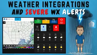 LIGHTNING ALERTS and DASHBOARDS using Weather Integrations in Home Assistant