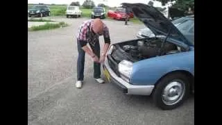 Citroen GSA start by manual cranking