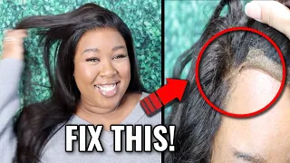 HD lace tears easily...here's how to fix it | HairVivi replaceable HD hairline