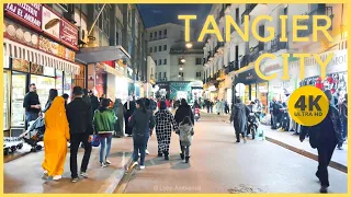 Tangier city walking tour 2024 - Morocco 4k UHD 🇲🇦