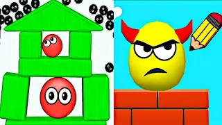 Draw to Smash Puzzle VS Hide Ball Brain Logic Puzzle || Android IOS