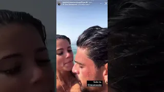 Michele Morrone & Moara Sorio Kiss eachother in middle of beach #michelemorrone