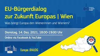 Europa : DIALOG | Wien | EU-Bürgerdialog zur Zukunft Europas