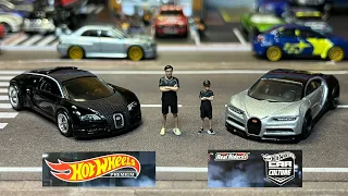 Unboxing Hot Wheels Premium Car Culture Bugatti Veyron and Chiron