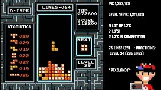 NES Tetris - 111 Lines on Killscreen