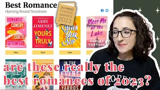 Reacting to the Goodreads Choice Awards 2023 | Romance and Romantasy Categories