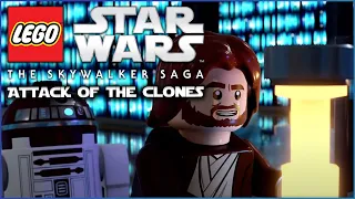 Attack of the Clones! - LEGO Star Wars: The Skywalker Saga Episode II Full Playthrough