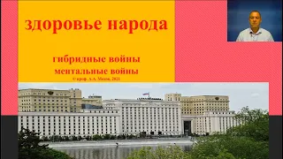 Проблемная лекция профессора А.А.Мохова: Здоровье народа. Гибридные войны. Ментальные войны.