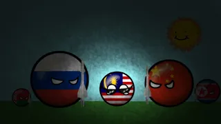 Malaysia wears sunglasses... (Countryballs animation)