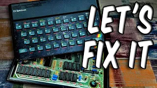 ZX Spectrum - spares or repairs, let's fix it.  Part 2.