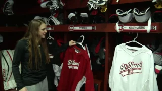 SCSU Women's Hockey: New Locker Room Tour