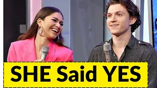 Tom Holland propose to girlfriend Zendaya Zendaya Breaks Her Silence On Tom Holland Proposing To Her