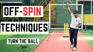 How to bowl OFF-SPIN | Turn the ball Like a PRO | Techniques & drills