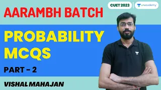 Probability MCQs | Part - 2 | Mathematics | Aarambh Batch | Vishal Mahajan